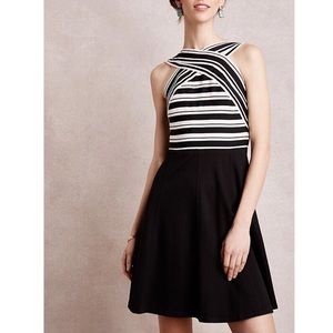 Anthropologie Crosswise Flare Dress